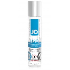 Возбуждающий лубрикант на водной основе JO Personal Lubricant H2O Warming - 30 мл.